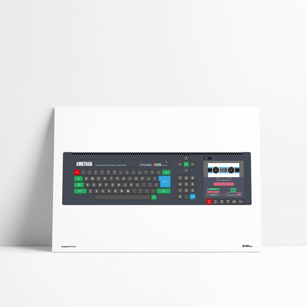 Amstrad CPC464 computer print