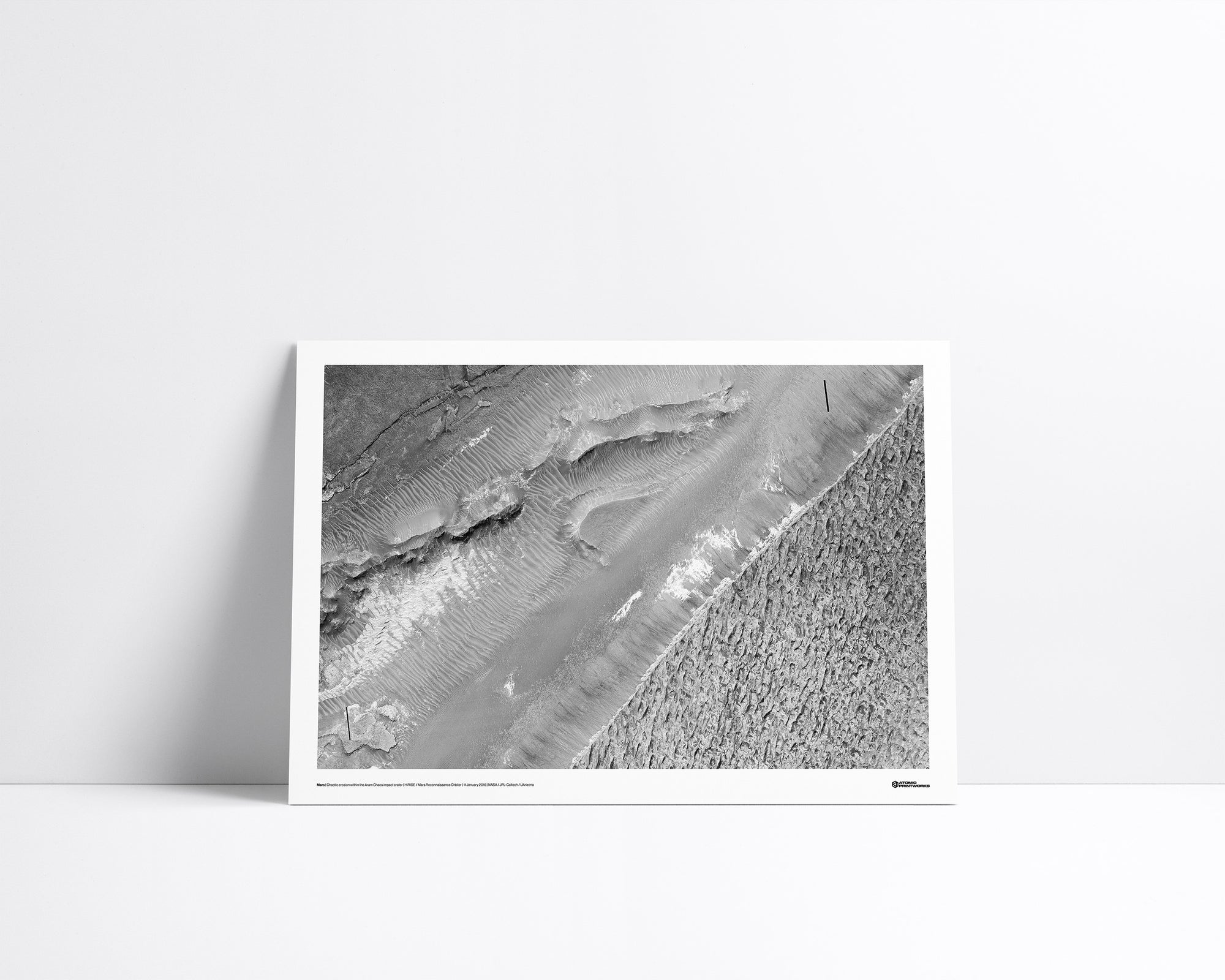 Mars — Chaotic erosion within the Aram Chaos impact crater